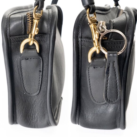 COACH USA Vintage Camerabag Crossbody Black - Made in United States - Picture 4 of 13